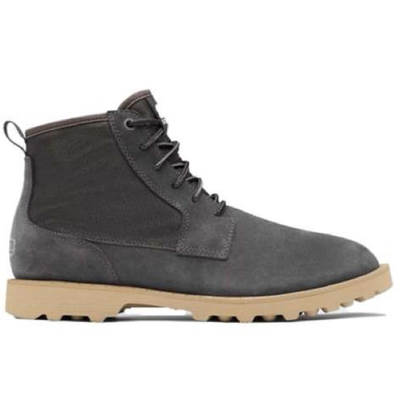 NWT SOREL Men's Caribou OTM Waterproof Chukka Boots. Color Jet/Tan Size: 9 - Picture 6 of 14